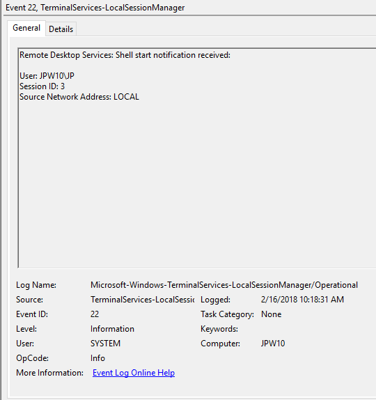 Windows RDPRelated Event Logs Identification, Tracking, and