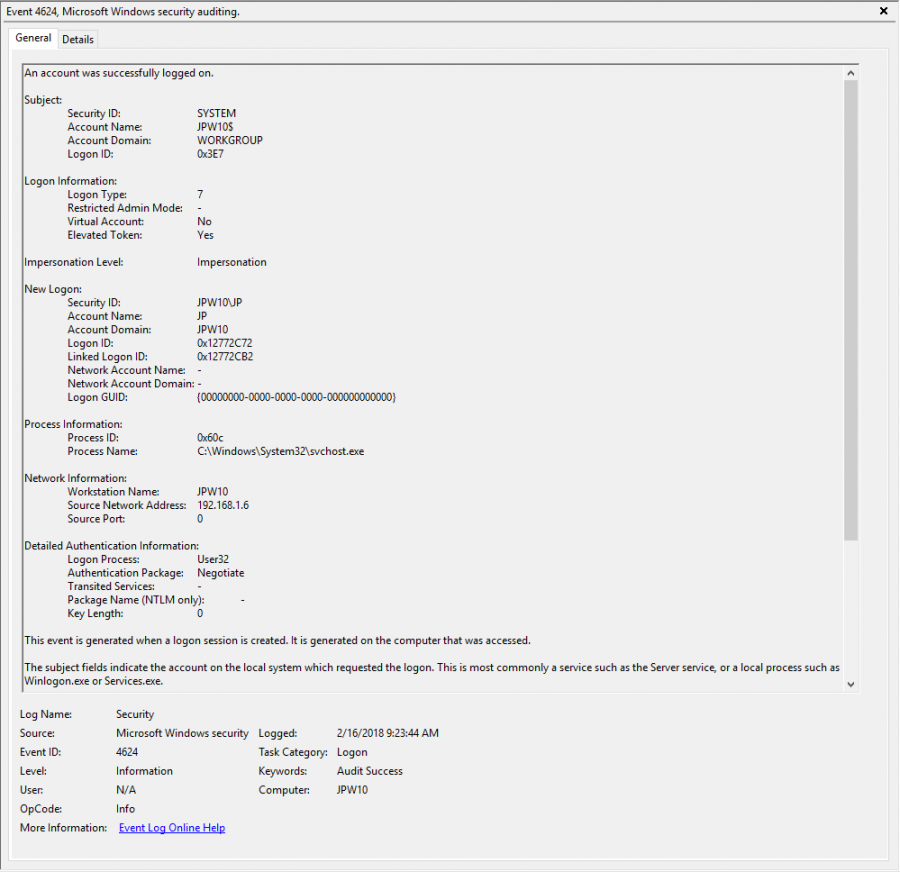Windows RDPRelated Event Logs Identification, Tracking, and